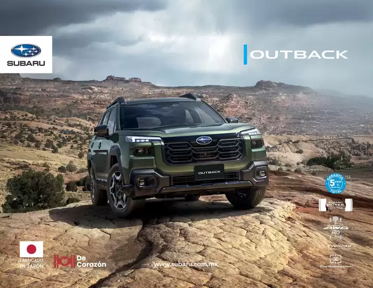 Catálogo Subaru | Outback 26 | 2026-07-06T00:00:00.000Z - 2026-12-31T00:00:00.000Z