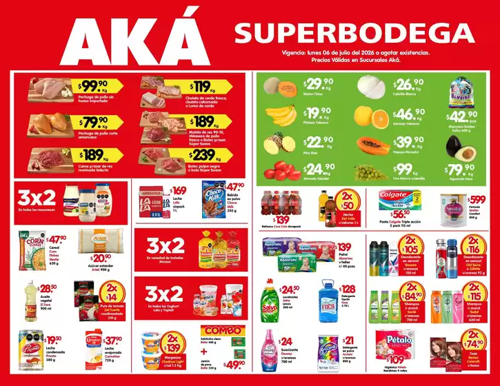 Catálogo AKÁ Superbodega en Heróica Zitácuaro | Ofertas AKÁ Superbodega | 2026-07-06T00:00:00.000Z - 2026-07-06T00:00:00.000Z