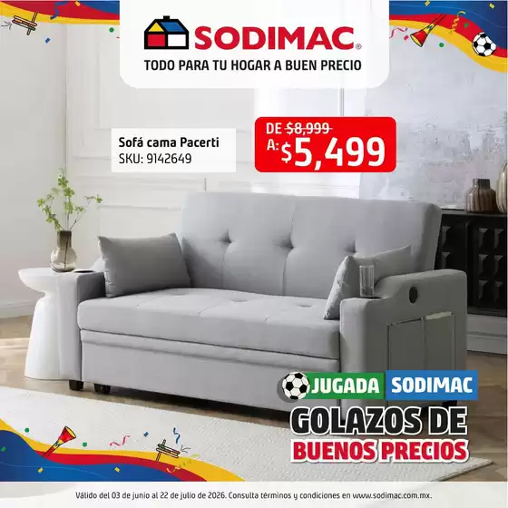 Catálogo Sodimac Constructor | Ofertas especiales atractivas para todos | 2026-06-03T00:00:00.000Z - 2026-07-22T00:00:00.000Z