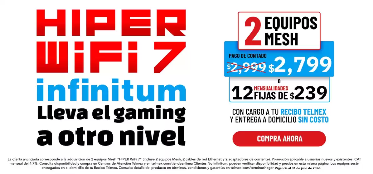 Catálogo Telmex | Ofertas Telmex | 2026-07-07T00:00:00.000Z - 2026-07-31T00:00:00.000Z