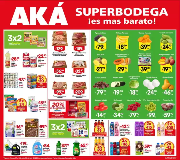 Catálogo AKÁ Superbodega | Ofertas AKÁ Superbodega | 2026-07-07T00:00:00.000Z - 2026-07-08T00:00:00.000Z