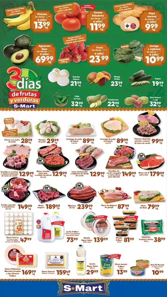 Catálogo S-Mart en Guadalajara | Ofertas S-Mart laredo | 2026-07-07T00:00:00.000Z - 2026-07-09T00:00:00.000Z