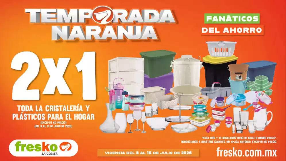 Catálogo Fresko | Temporada Naranja | 2026-07-08T00:00:00.000Z - 2026-07-16T00:00:00.000Z