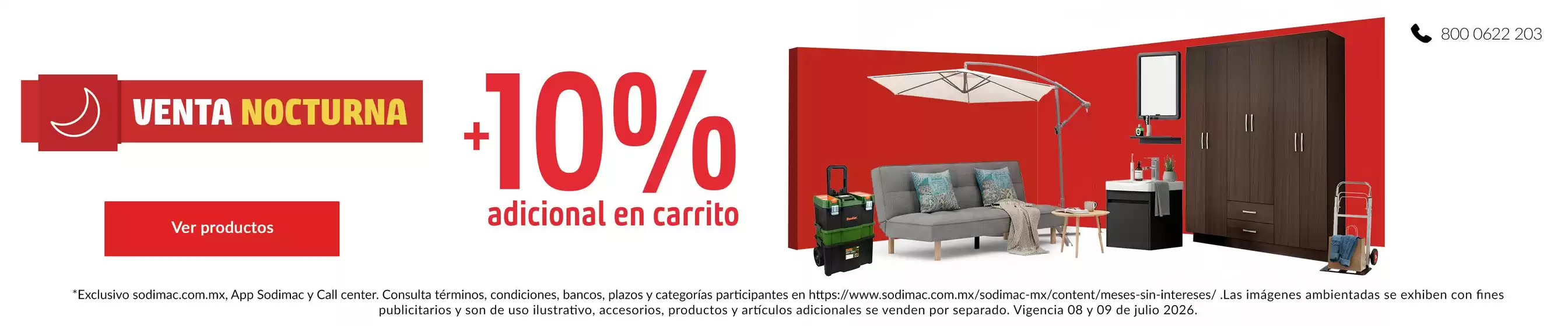 Catálogo Sodimac Homecenter | Ofertas Sodimac Homecenter | 2026-07-08T00:00:00.000Z - 2026-07-09T00:00:00.000Z