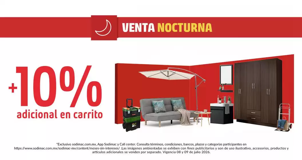 Catálogo Sodimac Homecenter | Ofertas principales para todos los clientes | 2026-07-08T00:00:00.000Z - 2026-07-09T00:00:00.000Z