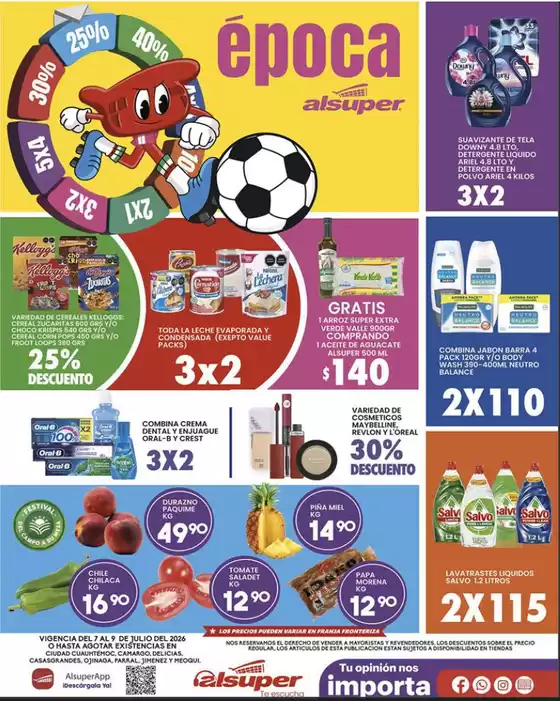 Catálogo Alsuper | Alsuper Chihuahuaestado | 2026-07-07T00:00:00.000Z - 2026-07-09T00:00:00.000Z