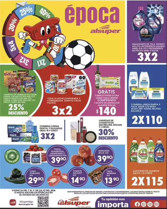 Catálogo Alsuper | Alsuper Zac | 2026-07-07T00:00:00.000Z - 2026-07-09T00:00:00.000Z