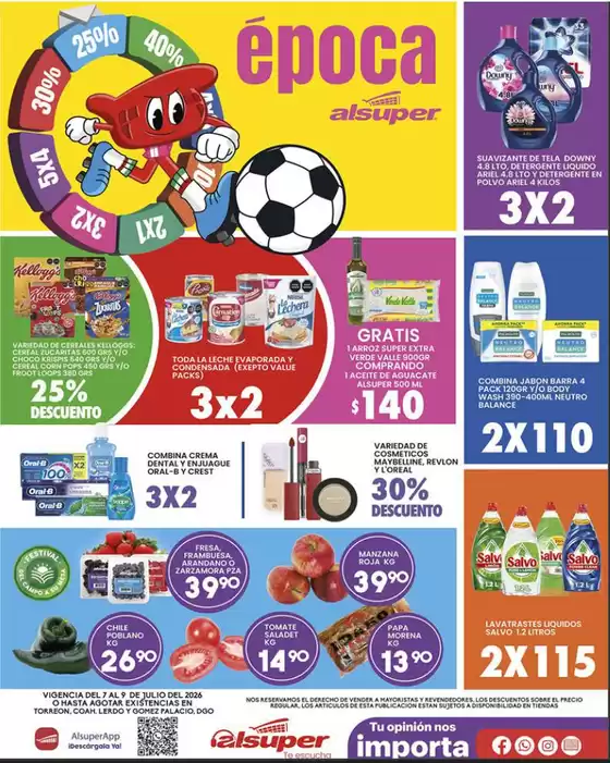 Catálogo Alsuper | Alsuper Lag | 2026-07-07T00:00:00.000Z - 2026-07-09T00:00:00.000Z