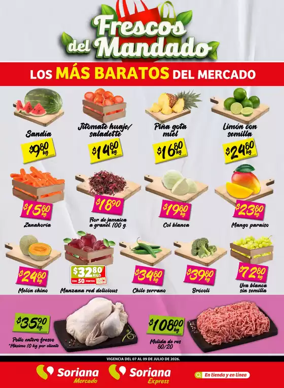 Catálogo Soriana Express | Descuentos y promociones | 2026-07-07T00:00:00.000Z - 2026-07-09T00:00:00.000Z
