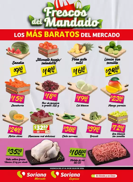 Catálogo Soriana Express | Nuestras mejores ofertas para ti | 2026-07-07T00:00:00.000Z - 2026-07-09T00:00:00.000Z