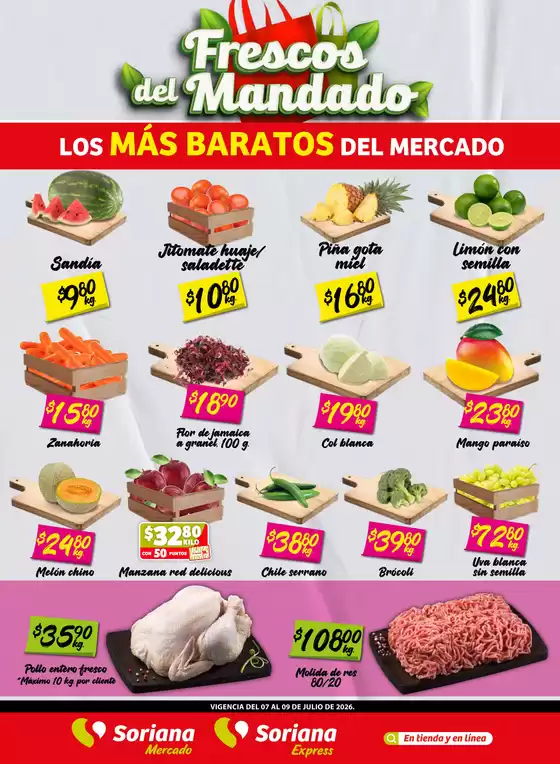 Catálogo Soriana Express | Ofertas y promociones actuales | 2026-07-07T00:00:00.000Z - 2026-07-09T00:00:00.000Z