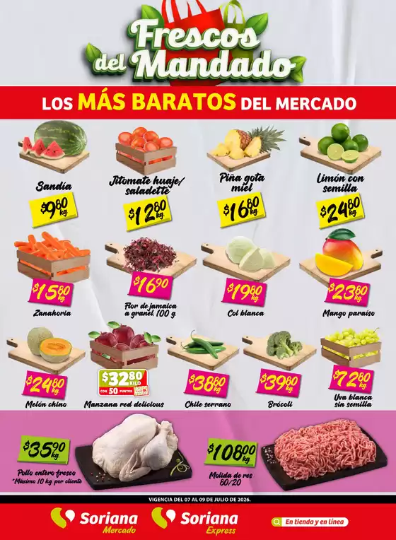 Catálogo Soriana Express | Ahorra ahora con nuestras ofertas | 2026-07-07T00:00:00.000Z - 2026-07-09T00:00:00.000Z