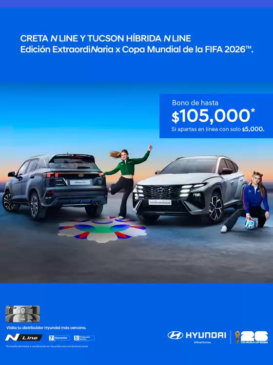 Catálogo Hyundai en Culiacán Rosales | N-Line Hyundai | 2026-07-01T00:00:00.000Z - 2026-07-31T00:00:00.000Z