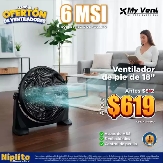 Catálogo Niplito | Nuestras mejores ofertas para ti | 2026-07-06T00:00:00.000Z - 2026-08-16T00:00:00.000Z