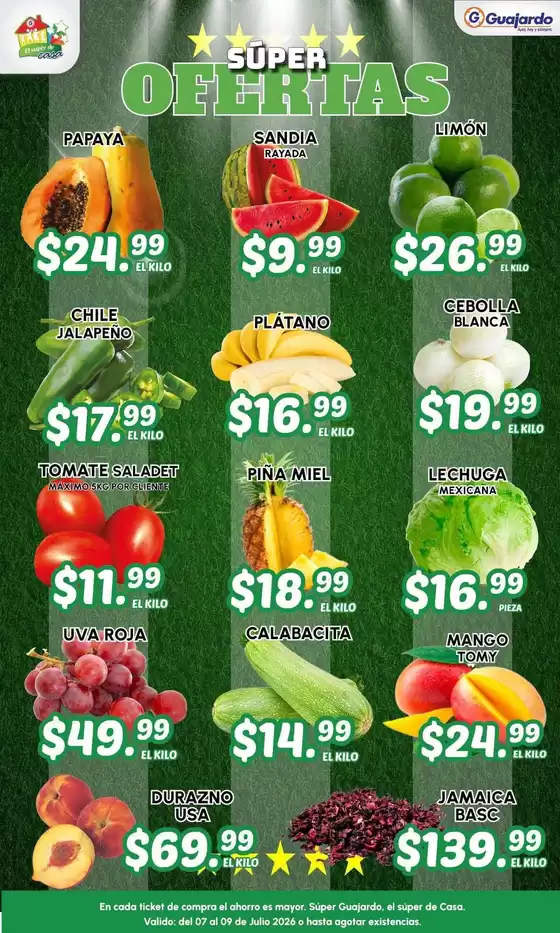 Catálogo Guajardo en Nuevo Casas Grandes | Gran variedad de ofertas | 2026-07-07T00:00:00.000Z - 2026-07-09T00:00:00.000Z