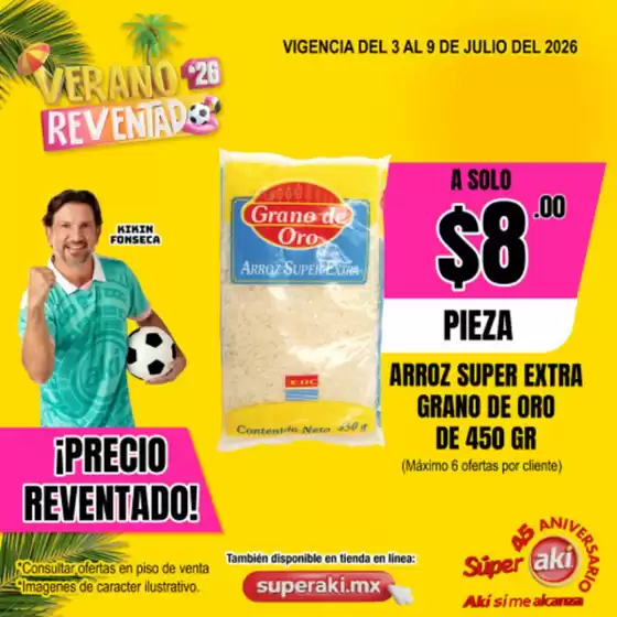 Catálogo Súper Aki en Nuevo Casas Grandes | 8 jul | 2026-07-03T00:00:00.000Z - 2026-07-09T00:00:00.000Z