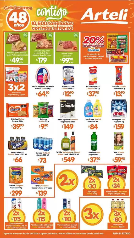 Catálogo Arteli express en Nuevo Casas Grandes | Ofertas Arteli express | 2026-07-09T00:00:00.000Z - 2026-07-09T00:00:00.000Z