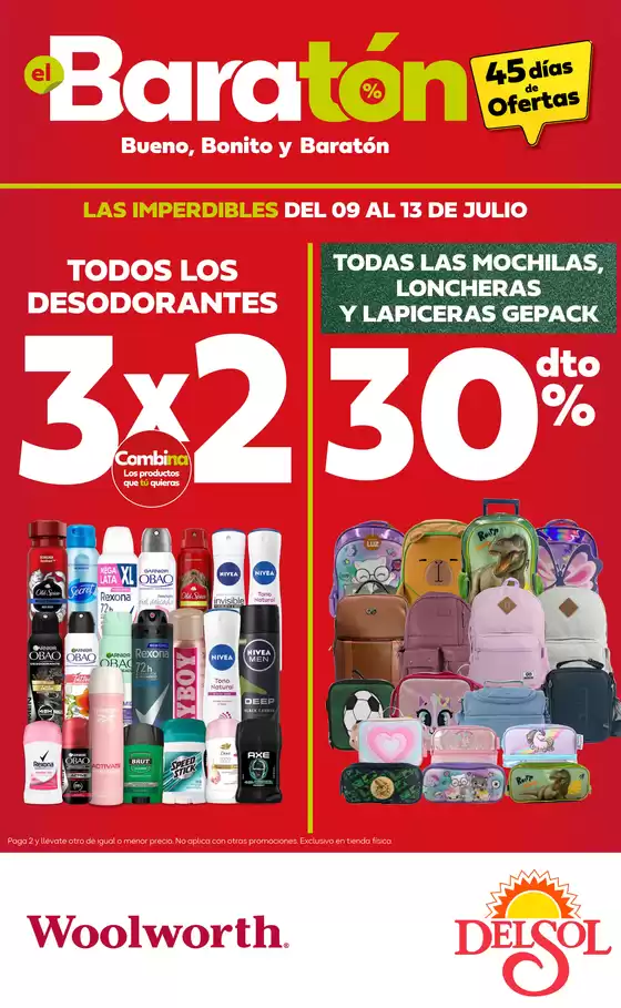 Catálogo Woolworth | Bueno, Bonito y Baratón - Baratón 4 2026 | 2026-07-09T00:00:00.000Z - 2026-07-13T00:00:00.000Z