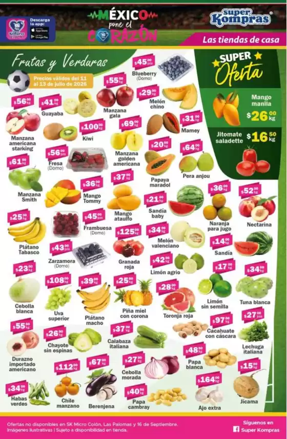Catálogo Super kompras | Nuevas ofertas para descubrir | 2026-07-11T00:00:00.000Z - 2026-07-13T00:00:00.000Z