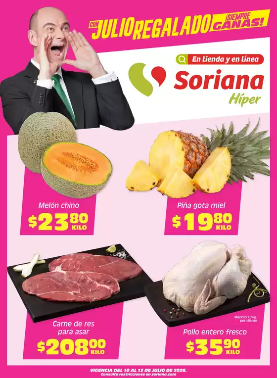Catálogo Soriana Híper | Descubre ofertas atractivas | 2026-07-10T00:00:00.000Z - 2026-07-13T00:00:00.000Z