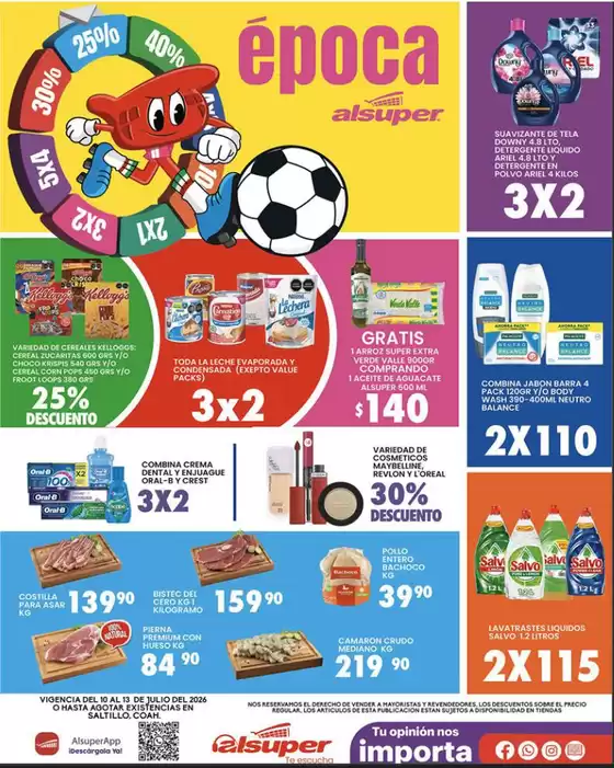 Catálogo Alsuper | Alsuper Sal | 2026-07-10T00:00:00.000Z - 2026-07-13T00:00:00.000Z