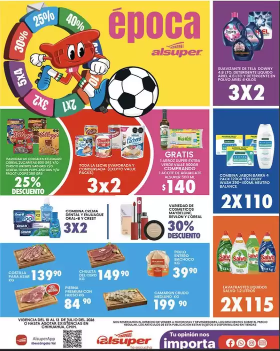 Catálogo Alsuper | Alsuper Chihuahuacapital | 2026-07-10T00:00:00.000Z - 2026-07-13T00:00:00.000Z
