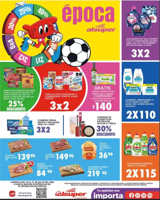 Catálogo Alsuper | Alsuper Zac | 2026-07-10T00:00:00.000Z - 2026-07-13T00:00:00.000Z
