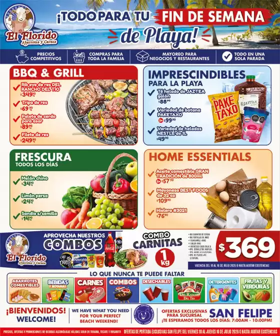 Catálogo El Florido | VOLANTE SAN FELIPE WEB 15 | 2026-07-13T00:00:00.000Z - 2026-07-16T00:00:00.000Z