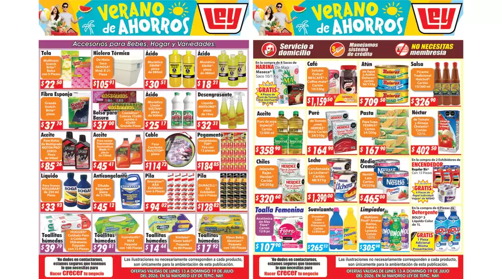 Catálogo Casa Ley | Descubre ofertas atractivas | 2026-07-13T00:00:00.000Z - 2026-07-19T00:00:00.000Z