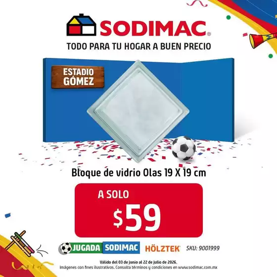 Catálogo Sodimac Constructor | Ofertas especiales para ti | 2026-06-03T00:00:00.000Z - 2026-07-22T00:00:00.000Z