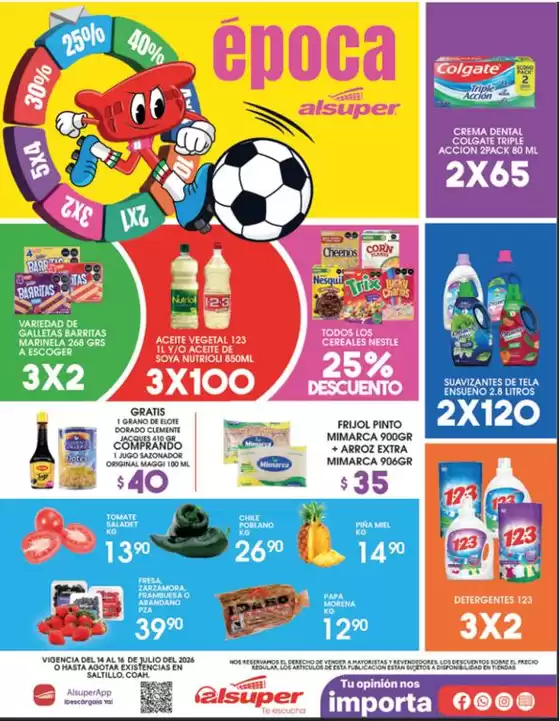 Catálogo Alsuper | Alsuper Sal | 2026-07-14T00:00:00.000Z - 2026-07-16T00:00:00.000Z
