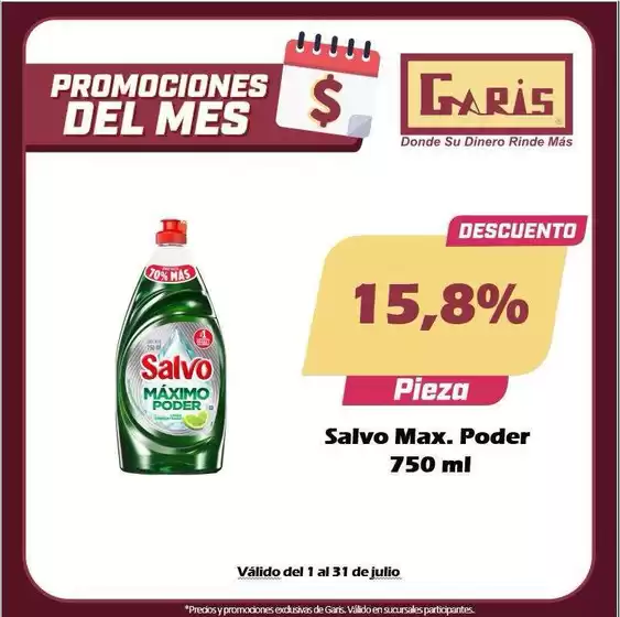 Catálogo Garis | Ahorra ahora con nuestras ofertas | 2026-07-01T00:00:00.000Z - 2026-07-31T00:00:00.000Z