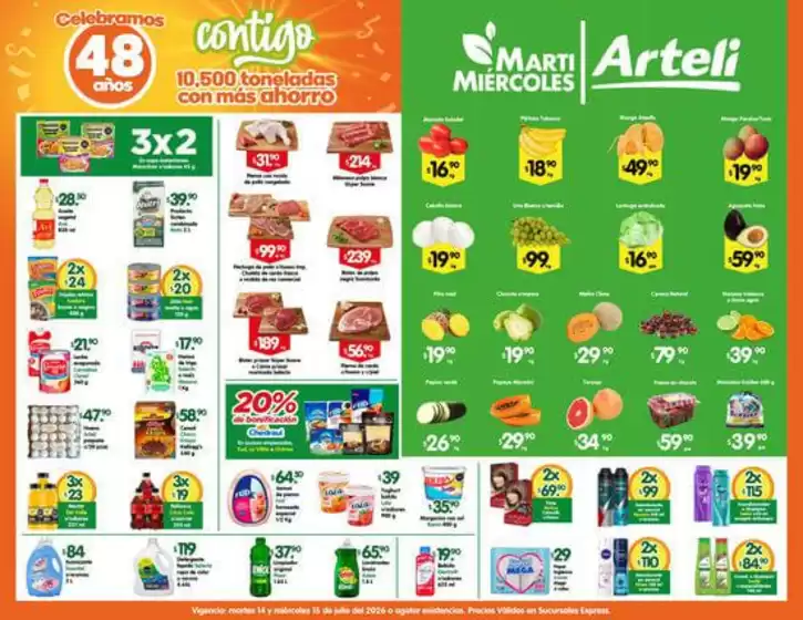 Catálogo Arteli express | Arteli Express | 2026-07-15T00:00:00.000Z - 2026-07-15T00:00:00.000Z