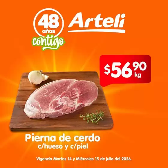 Catálogo Arteli | Ofertas principales para ahorradores | 2026-07-14T00:00:00.000Z - 2026-07-15T00:00:00.000Z