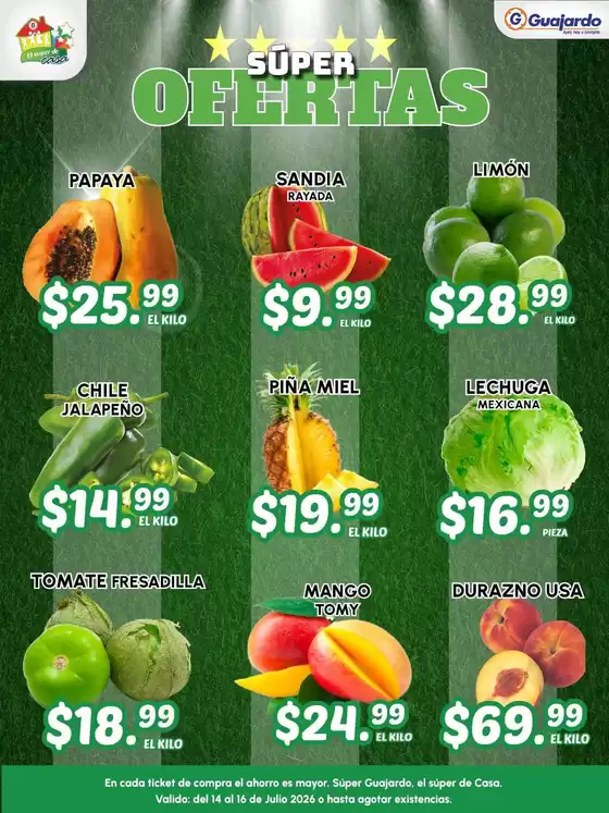 Catálogo Guajardo | Descuentos y promociones | 2026-07-14T00:00:00.000Z - 2026-07-16T00:00:00.000Z