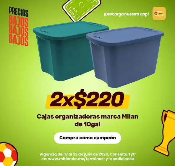 Catálogo Mi Tienda del Ahorro en Llera de Canales | Ofertas principales para todos los cazadores de gangas | 2026-07-17T00:00:00.000Z - 2026-07-23T00:00:00.000Z