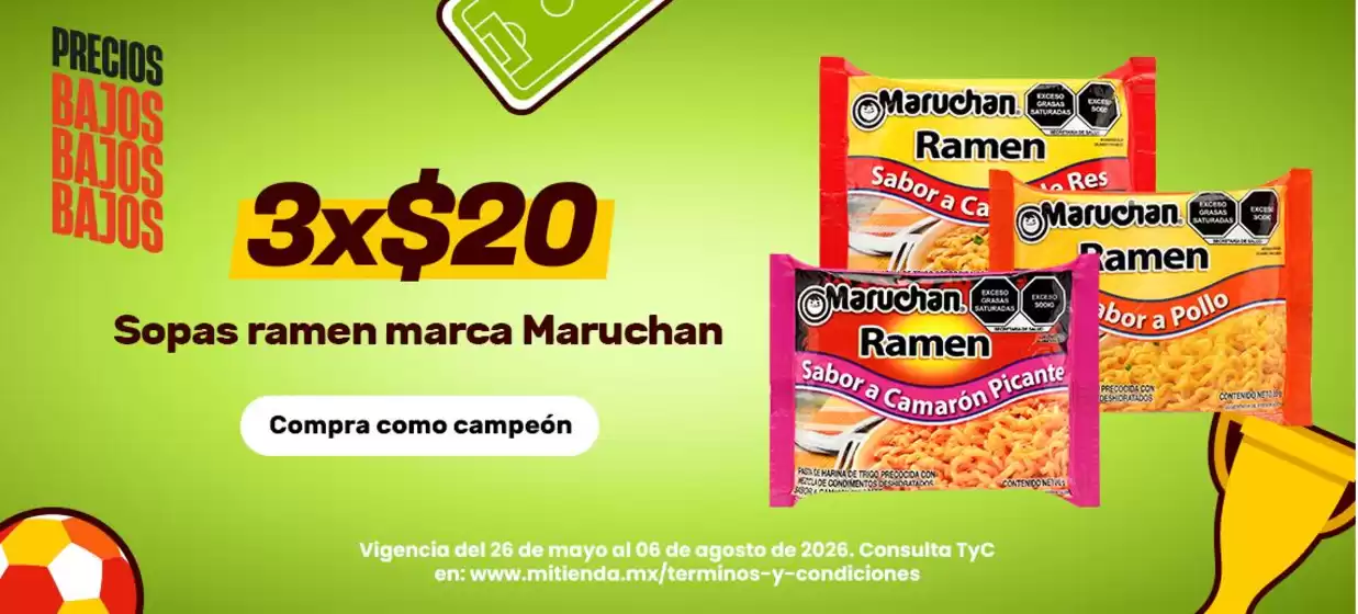 Catálogo Mi Tienda del Ahorro en Llera de Canales | Descuentos y promociones | 2026-05-26T00:00:00.000Z - 2026-08-06T00:00:00.000Z