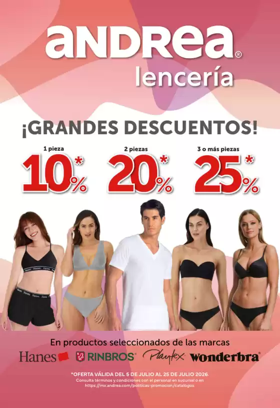 Catálogo Andrea | ANDREA REBAJAS LENCERÍA | 2026-07-05T00:00:00.000Z - 2026-07-25T00:00:00.000Z