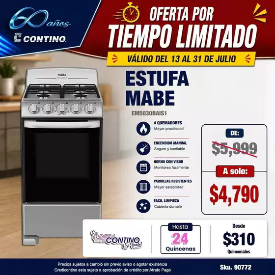 Catálogo Contino | Nuevas ofertas para descubrir | 2026-07-13T00:00:00.000Z - 2026-07-31T00:00:00.000Z