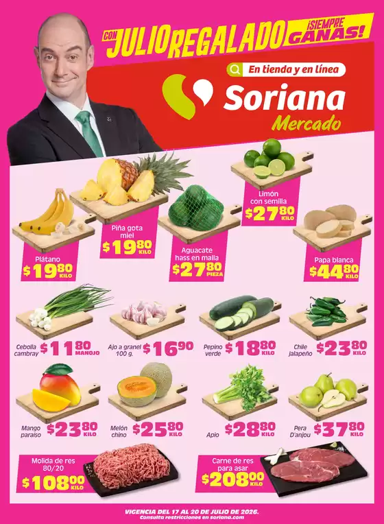 Catálogo Soriana Mercado | Nuestras mejores ofertas para ti | 2026-07-17T00:00:00.000Z - 2026-07-20T00:00:00.000Z