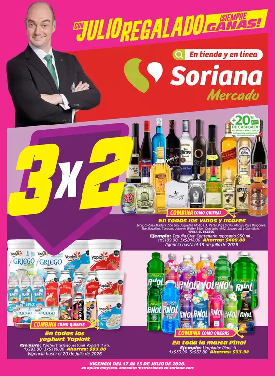 Catálogo Soriana Mercado | Promociones actuales | 2026-07-17T00:00:00.000Z - 2026-07-23T00:00:00.000Z