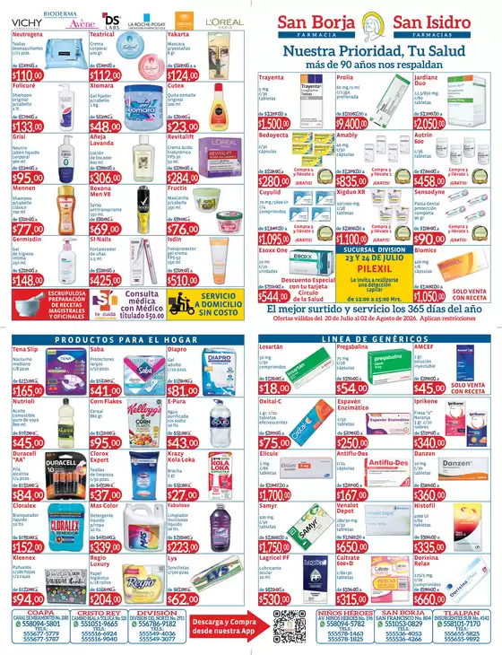 Catálogo Farmacias San Isidro y San Borja | PROPAGANDA 2026 14 | 2026-07-20T00:00:00.000Z - 2026-08-02T00:00:00.000Z