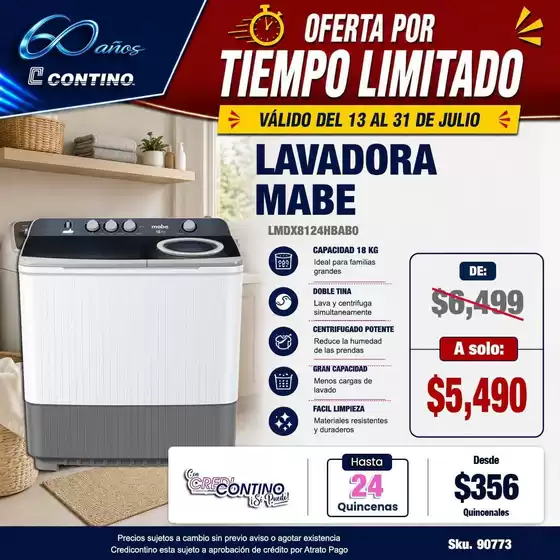 Catálogo Contino en Cuernavaca | Gangas y ofertas actuales | 2026-07-13T00:00:00.000Z - 2026-07-31T00:00:00.000Z
