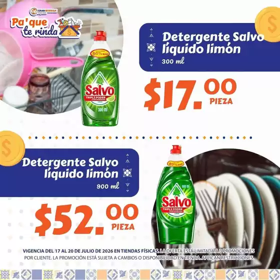 Catálogo La gran bodega | Ofertas principales para todos los cazadores de gangas | 2026-07-17T00:00:00.000Z - 2026-07-20T00:00:00.000Z