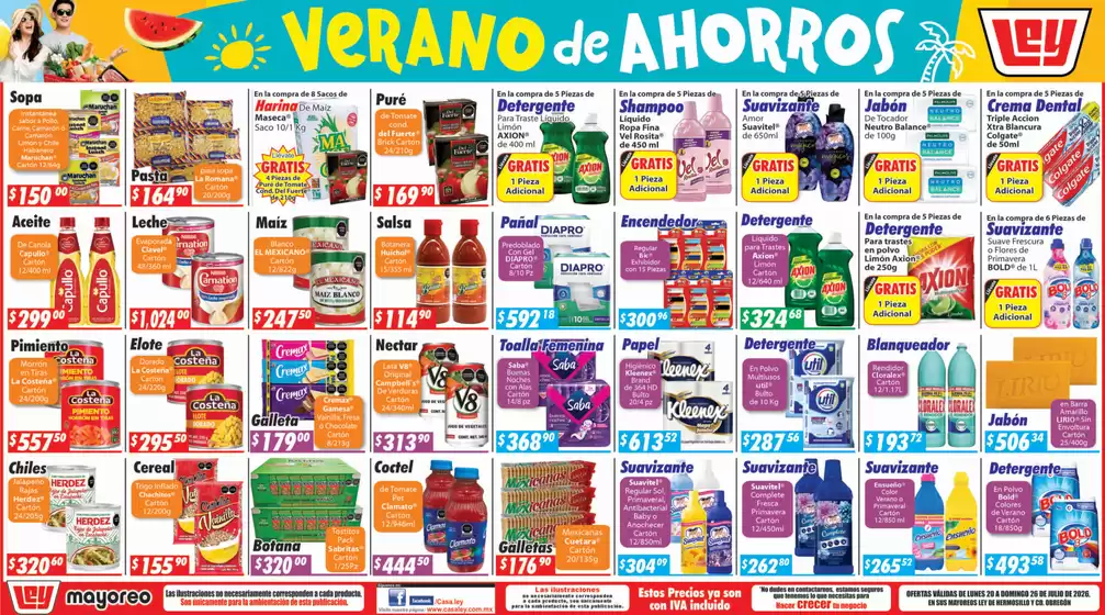 Catálogo Casa Ley | Promociones actuales | 2026-07-20T00:00:00.000Z - 2026-07-26T00:00:00.000Z
