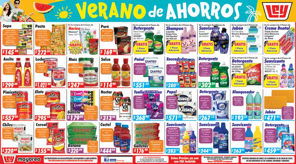 Catálogo Casa Ley | Nuestras mejores gangas | 2026-07-20T00:00:00.000Z - 2026-07-26T00:00:00.000Z