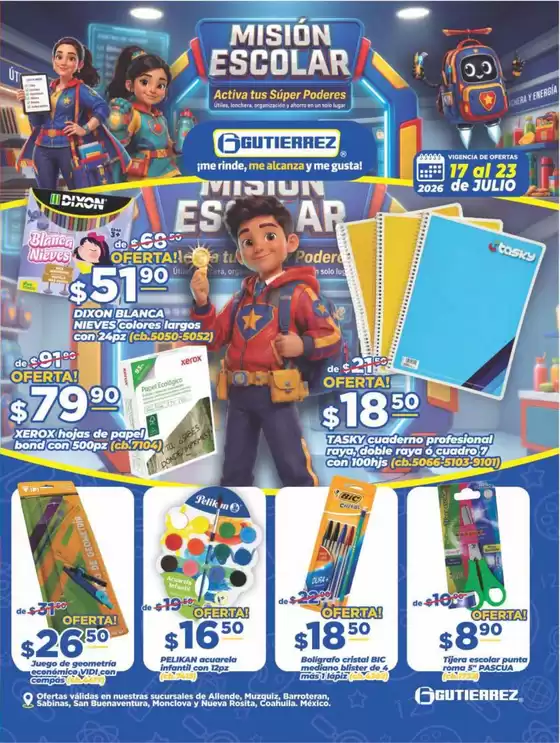Catálogo Super Gutierrez | Ofertas exclusivas para nuestros clientes | 2026-07-17T00:00:00.000Z - 2026-07-23T00:00:00.000Z