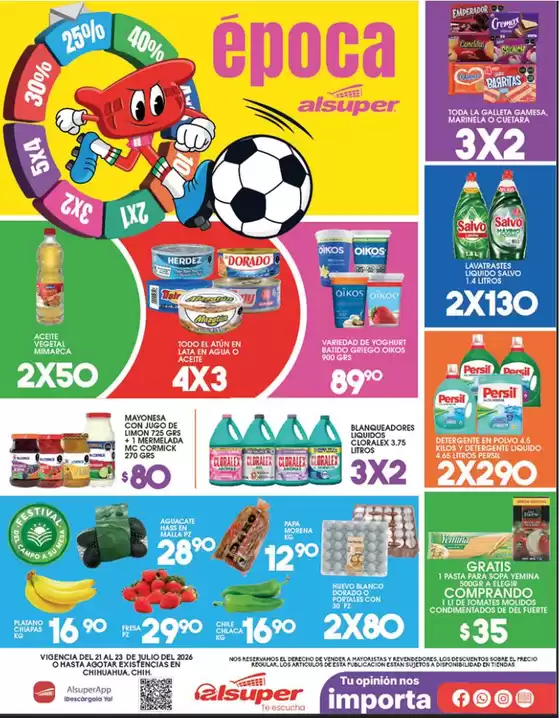 Catálogo Alsuper | Alsuper Chihuahua Capital | 2026-07-21T00:00:00.000Z - 2026-07-23T00:00:00.000Z