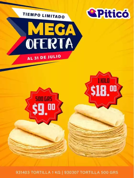 Catálogo Piticó | Grandes descuentos en productos seleccionados | 2026-07-22T00:00:00.000Z - 2026-07-31T00:00:00.000Z