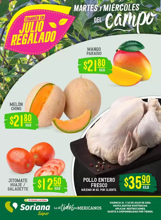 Catálogo Soriana Súper en Santa Catarina (Nuevo León) | Ofertas exclusivas para nuestros clientes | 2026-07-21T00:00:00.000Z - 2026-07-22T00:00:00.000Z